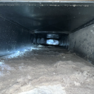 Before Sanitair Air Duct Cleaning